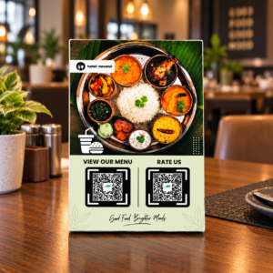 QR Menu & Review Stand
