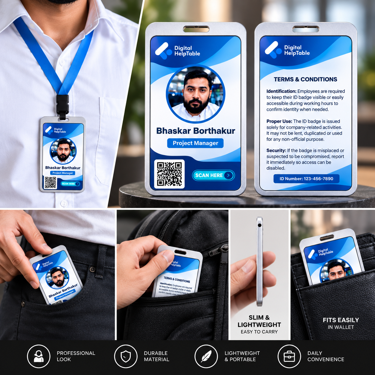 Silver Metal ID Card - Image 2