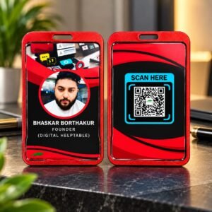 Red Metal ID Card